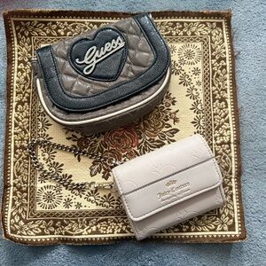 Juicy Couture Cream Wallet Guess Belt Bag